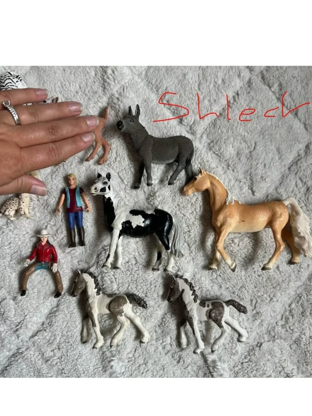 Schleich and Safari play animals